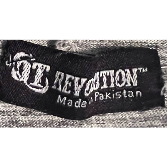 OT Revolution Men's Sleeveless Hooded Shirt Size M 29" Long x 20"‎ Pit to Pit - Picture 3 of 5